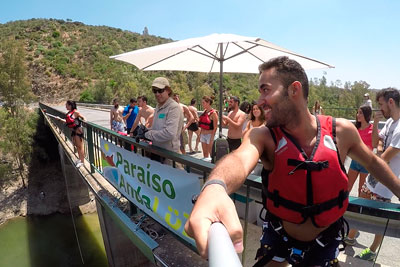 Puenting en Sevilla,Aznalcollar