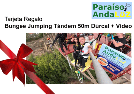 Bungee jumping gift voucher in Dúrcal, Granada